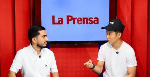 Shin Fujiyama visitó la Redacción de Diario La Prensa, donde nos contó sus proyectos con las escuelas. Foto. Yoseph Amaya.