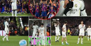 La tristeza merengue luego de perder el Clásico contra un Barcelona que se proclamó bicampeón del fútbol español.