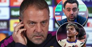 Hansi Flick responde a Xavi y comparó a un defensa con Lamine Yamal: Sé la verdad y me la quedo para mí