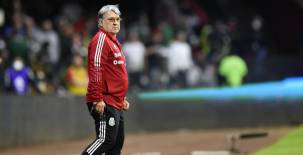 ‘Tato’ Martino durante uno de sus juegos con la Selección de México.