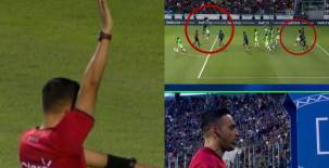 ¿Era fuera de juego? El polémico gol anulado de Motagua al Marathón en la final