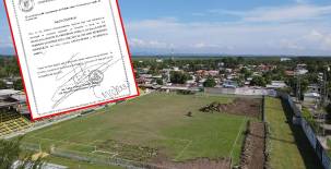 El estadio Humberto Micheletti quedó solo iniciado el trabajo ya que al día siguiente estaba tomado por personas de la Municipalidad Progreseña, generando un conflicto con autoridades de Condepor.