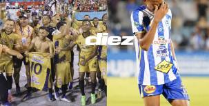 Victoria perdió la categoría, Real España los derrotó en La Ceiba. Fotos Mauricio Ayala, Moisés Valenzuela y Esaú Ocampo.