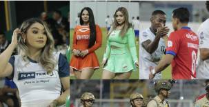 NO SE VIO EN TELEVISIÓN: Chicas bellas del Platense, alarma por lesión en Olimpia, inesperado MVP y trapo sorprendió en el Morazán. FOTOS: Mauricio Ayala | Neptalí Romero.