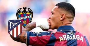 El volante hondureño Kervin Arriaga quiere festejar en la casa del Atlético de Madrid.