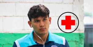 El defensor Luis Fernando Vega cuando salía del estadio Yankel Rosenthal tras enfrentar a Marathón.