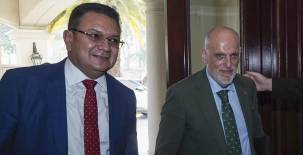 Javier Tebas, presidente de La Liga de España, visitó Honduras: ¿De qué trata la alianza con Liga Nacional?