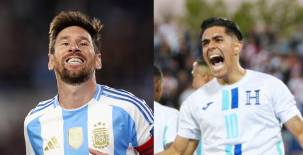 Messi y Luis Palma estarán frente a frente en el encuentro de preparación para las selecciones de Argentina y Honduras. Fotos cortesía.