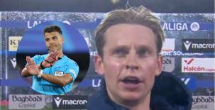 Frenkie de Jong explota por el arbitraje de Gil Manzano tras derrota del Barcelona: Es frustrante