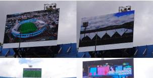 ¡ESPECTACULAR! Condepor dio luz verde para el uso de la pantalla gigante en el Estadio Nacional Chelato Uclés de Tegucigalpa.