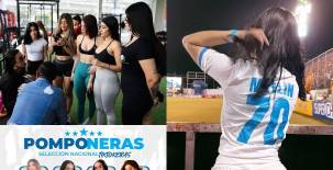 Una de las pomponeras que derrochó belleza en el partido de los tiktokers entre Honduras y El Salvador sorprendió al revelar su relación con legionario hondureño.