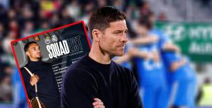 Xabi Alonso anunció la lista oficial de los futbolistas convocados del Real Madrid para la jornada 5 de la Champions League.