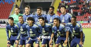 El América derrotó el pasado martes 3 de febrero al Olimpia en la ciudad de Tegucigalpa. Foto DIEZ.