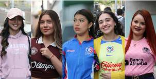 ¡DERROCHE DE BELLEZAS! Las aficionadas del Olimpia y América enamoraron en la previa del duelo por Champions de Concacaf. FOTOS: Marvin Salgado | Alex Pérez.