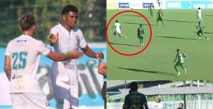 Platense derrotó 2-0 a Marathón en la primera parte del partido que se disputa en Puerto Cortés.