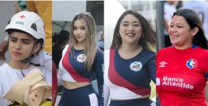 ¡Para enamorarse! Las chicas bellas que cautivaron en los estadios Nacional y Excélsior por la fecha siete del torneo Clausura de la Liga Nacional. FOTOS: Edwin Romero | David Romero | Estalin Irías.