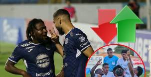 El Motagua consolida su liderato en el torneo Clausura, Platense se acerca y Real España es desplomado por el Olimpia que viene en subida. Fotos Emilio Flores y Mauricio Ayala