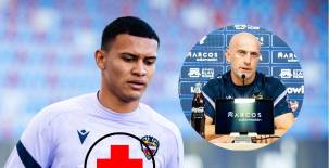 Técnico del Levante, al borde del adiós, revela viacrucis de Kervin Arriaga previo al choque ante Athletic Bilbao