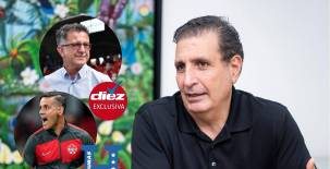 Diario DIEZ charló en exclusiva con Jorge Salomón, presidente de la Federación de Fútbol de Honduras. FOTOS: MAURICIO AYALA.