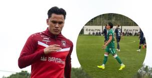 Denil Maldonado se encuentra listo y disputó el amistoso del Rubin Kazán, previo a su estreno oficial. Fotos cortesía Rubin Kazán,