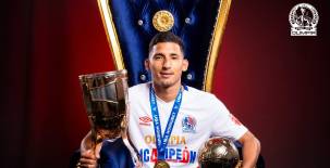 José Mario Pinto fue el héroe de Olimpia ante Marathón para conquistar la copa 40 en la historia del club melenudo.