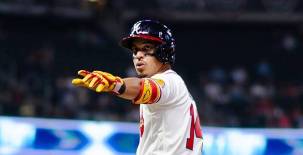 Mauricio Dubón está viviendo su primera temporada con los Bravos de Atlanta. Foto Braves.