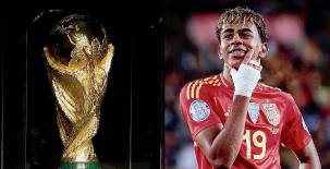 Lamine Yamal jugará su primer Copa del Mundo en 2026 con la camiseta de la Selección de España.