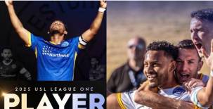 Juan Carlos Obregón da el bombazo en Estados Unidos: La USL lo galardonó con el premio a Mejor Jugador del Año