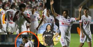 NO SE VIO EN TELEVISIÓN: Sorpresa para Edwin Rodríguez, el tiempo que estuvo de baja, derroche de bellezas y Olimpia celebró con su afición por otra final. FOTOS: MARVIN SALGADO.