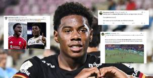 El viernes por la noche le dio el triunfo al Internacional de Bogotá con su doblete (2-1) sobre el DIM en Colombia. El extremo de 18 años está viviendo su primera experiencia como legionario, lleva 4 goles en 4 juegos. Esto dicen en las redes sociales.