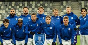 Luis Palma en el compromiso de este jueves 29 de febrero contra KuPS en Finlandia. Foto cortesía Lech Poznan.