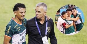 Alexy Vega salió de cambio y fue ovacionado por los aficionados de Marathón. Fotos Mauricio Ayala y Neptalí Romero.