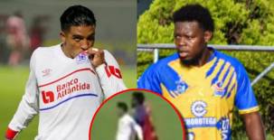 El defensor de Lobos UPNFM fue expulsado en el partido ante Olimpia por un gesto antideportivo en contra de Michaell Chirinos.