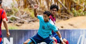 Honduras demostró falta de gol en sus dos compromisos ante Costa Rica en la gira de preparación. Foto cortesía FFH.
