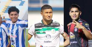 Victoria, Juticalpa FC y CD Choloma, uno de ellos perderá la categoría en primera división y jugará la próxima temporada en la segunda división. Fotos cortesía.