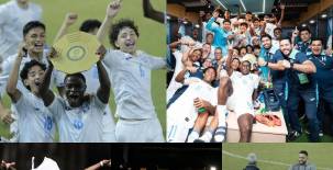 Los jugadores hondureños celebraron con euforia la clasificación al Mundial Sub-17, un apagón sorprendió en la previa del partido y el bonito gesto del técnico catracho en los festejos.