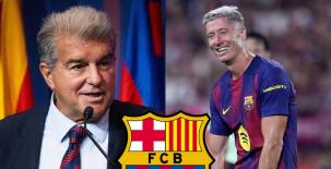 Joan Laporta espera que Robert Lewandowski pueda renovar su contrato con el Barcelona.