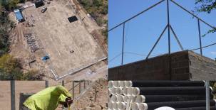 En un 50% avanzado: Condepor inspeccionó los avances en la construcción de cancha de fútbol nueve en el municipio de Gualala, Santa Bárbara.