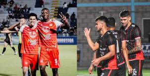 Vida y Atlético Independiente, grandes animadores en el presente torneo Clausura. Fotos cortesía.
