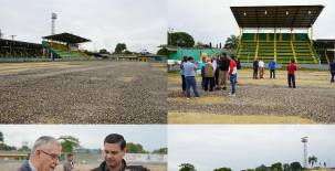OFICIAL: Condepor retomó las labores en la remodelación del Estadio Humberto Micheletti, casa del Honduras de El Progreso. Así luce actualmente.