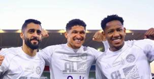 Romell Quioto llegó a Al-Faisaly y de inmediato se ha encontrado con los goles. Foto cortesía Al-Faisaly.