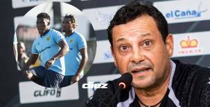 Jeaustin Campos, técnico de Real España, afirma que no están arriesgando todo porque están a la mitad del torneo Clausura. Fotos Mauricio Ayala.