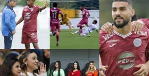 Motagua saló el invicto ante Platense gracias a Jhon Kleber, el árbitro favoreció al Ciclón, pero no lo aprovecharon y estas son las bellas chicas en el estadio Excélsior. (FOTOS: Neptalí Romero)