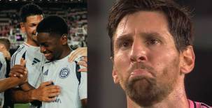 Messi estuvo presente en el partido, pero no se hizo notar en el marcador del encuentro.