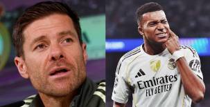 Xabi Alonso elogió a Mbappé luego del doblete del francés en la Copa del Rey.