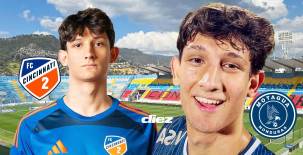 Mathías Vázquez salió de Motagua en calidad de préstamo al Cincinnati II y ha entrenado con el primer equipo. Fotos cortesía.