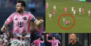 Joseph Rosales dejó en el suelo a Messi, Leo anotó el primer gol de Inter Miami en su nueva casa y el enfado de Javier Mascherano en el partido que empató su equipo ante Austin FC.