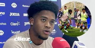 Exon Arzú recibió su primer llamado a la Selección de Honduras y espera debutar el martes frente a Perú. Foto Mario Figueroa.