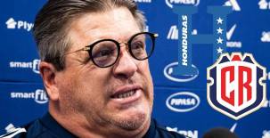 Miguel 'Piojo' Herrera durante la conferencia de prensa en Costa Rica previo al duelo ante Honduras en la Eliminatoria de Concacaf. (FOTO: Mauricio Ayala)