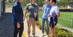 Francisco Molina ya visitó La Casa de la H en Siguatepeque un día después de su presentación.